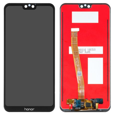 Дисплей для Huawei Honor 9i 2018 , Honor 9N 2018 , черный, без рамки, Original PRC , LLD AL20