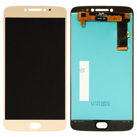 Дисплей для Motorola XT1771 Moto E4 Plus, золотистий, Сopy