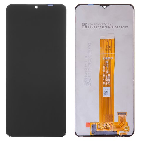 Дисплей для Samsung A125F Galaxy A12, черный, без рамки, Оригинал переклеено стекло , A125F_REV0.1 FPC6509 1