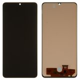 Дисплей для Samsung A225 Galaxy A22, чорний, Best copy, без рамки, Сopy, (TFT)