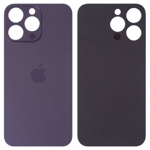 Задня панель корпуса для iPhone 14 Pro Max, фіолетова, не потрібно знімати скло камери, Original PRC , big hole