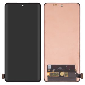 Дисплей для Realme 12 Pro 5G, 12 Pro Plus 5G, черный, без рамки, Оригинал переклеено стекло , RMX3840