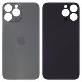 Задняя панель корпуса для iPhone 13 Pro Max, серая, не нужно снимать стекло камеры, Original (PRC), Graphite, big hole