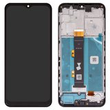 Дисплей для Motorola Moto G10 XT2127, Moto G20 XT2128, Moto G30 XT2129, чорний, з рамкою, High Copy