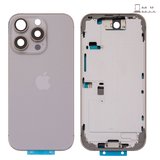 Корпус для iPhone 16 Pro, серый, с держателем SIM-карты, с боковыми кнопками, Original (PRC), EU Version, natural titanium