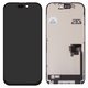 Дисплей для iPhone 16 Pro, чорний, з рамкою, Copy, (TFT), GX In-Cell
