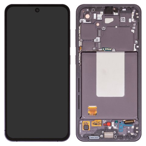 Дисплей для Samsung S721 Galaxy S24 FE, черный, с рамкой, Original PRC 