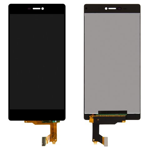 Pantalla LCD puede usarse con Huawei P8 GRA L09 , negro, sin marco, Original PRC 