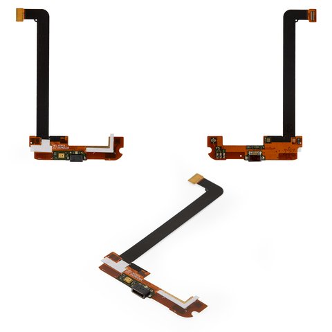 Flat Cable compatible with Xiaomi Mi 2A, microphone, charge connector, with components, charging board 
