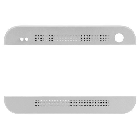 Panel superior + inferior de la carcasa puede usarse con HTC One M7 801e, plateada