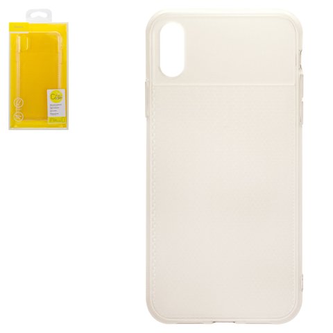 Case Baseus compatible with iPhone XR, golden, transparent, silicone  #WIAPIPH61 ST0V