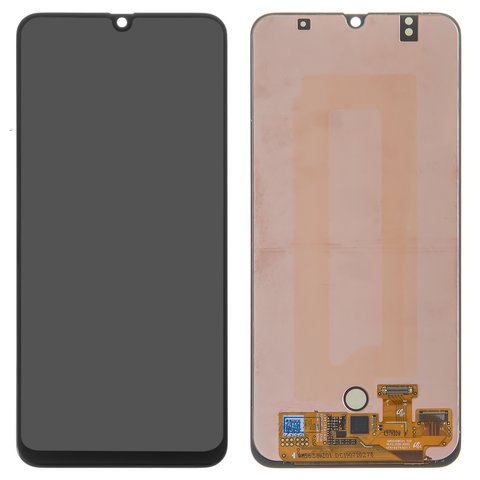 LCD compatible with Samsung A505 Galaxy A50, A507 Galaxy A50s, black, without frame, original change glass 