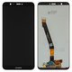 LCD compatible with Huawei Enjoy 7s, P Smart, (black, Logo Huawei, without frame, original (change glass) , FIG-L31/FIG-LX1)