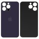 Housing Back Cover compatible with iPhone 14 Pro Max, (purple, no need to remove the camera glass, big hole)