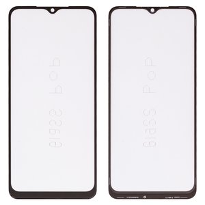 Стекло корпуса G+OCA PRO для Samsung A045 Galaxy A04, с OCA пленкой, черное