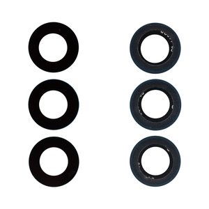 Camera Lens compatible with Samsung S931 Galaxy S25, black, without frame 