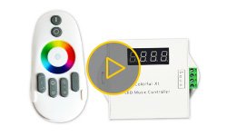 Видеообзор светомузыкального контроллера для SMART-лент Colorful X1