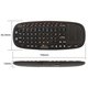 Wireless Ultra Mini Keyboard with Touchpad and Pointer (Black)