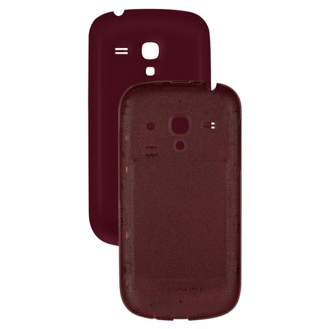 Battery Back Cover compatible with Samsung I8190 Galaxy S3 mini, wine red 