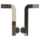 Flat Cable compatible with iPad 4, (charge connector, with components)