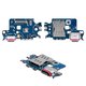 Flat Cable compatible with Samsung S901 Galaxy S22 5G, (charge connector, with SIM-connector, with microphone, Original (PRC), charging board)