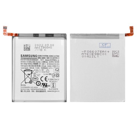 Battery EB BN985ABY compatible with Samsung N985F Galaxy Note 20 Ultra, Li ion, 3.88 V, 4500 mAh, Original PRC