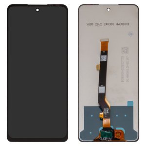LCD compatible with Tecno Spark 20 Pro KJ6 ; Infinix Hot 40 X6836 , Hot 40 Pro X6837 , black, without frame, High Copy, TXDI680QBQPX 