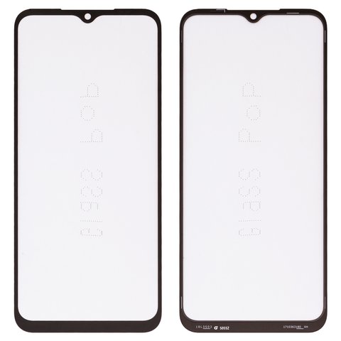 Housing Glass G+OCA PRO compatible with Samsung A145 Galaxy A14, A146 Galaxy A14 5G, with OCA film, black 