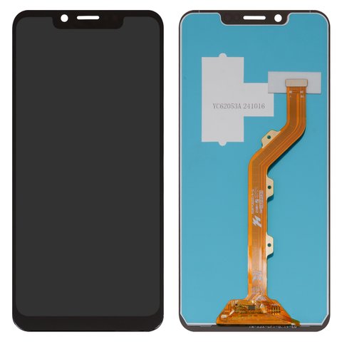 LCD compatible with Tecno Camon 11 CF7 , Camon 11 Pro CF8 , black, without frame, High Copy, FPC6202 4 Q