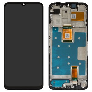LCD compatible with Huawei Honor X6b, black, with frame, Original PRC , JDY LX1, JDY LX2 