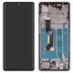 LCD compatible with Motorola Moto G85, (black, with frame, Original (PRC), XT2427-3)