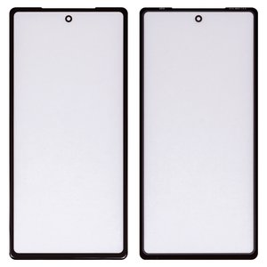 Housing Glass compatible with Google Pixel 7a, with OCA film, black 