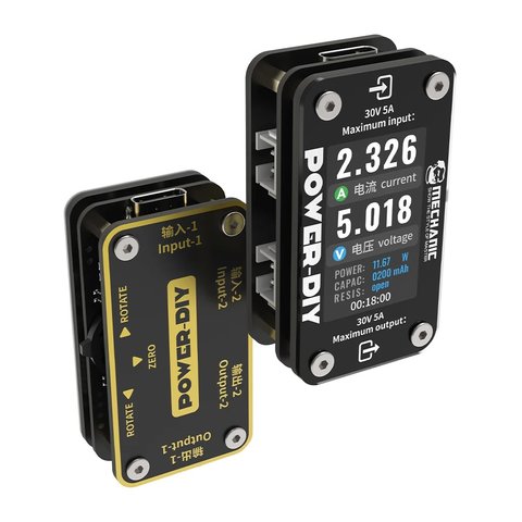 USB Tester Mechanic Power DIY, XH2.54, USB type C, Lightning 