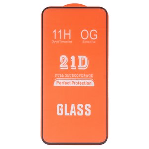 Tempered Glass Screen Protector compatible with Samsung A356 Galaxy A35 5G, A556 Galaxy A55, M356 Galaxy M35, Full Glue, compatible with case, without package, without wipes , black 