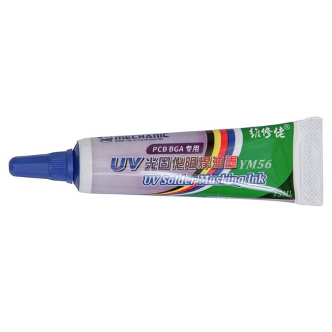 Soldering Mask Mechanic YM56, black, 15 ml, UV 