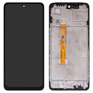 LCD compatible with Oppo A80, black, with frame, High Copy, CPH2639 