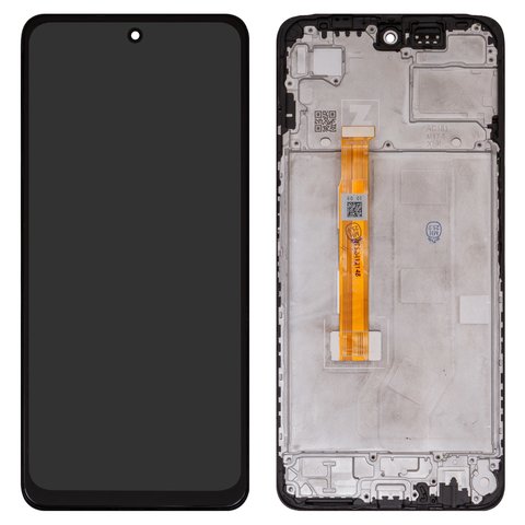 LCD compatible with Oppo A80, black, with frame, High Copy, CPH2639 