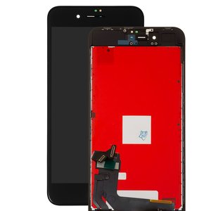 Pantalla LCD puede usarse con iPhone 8 Plus, negro, con marco, AAA, Tianma