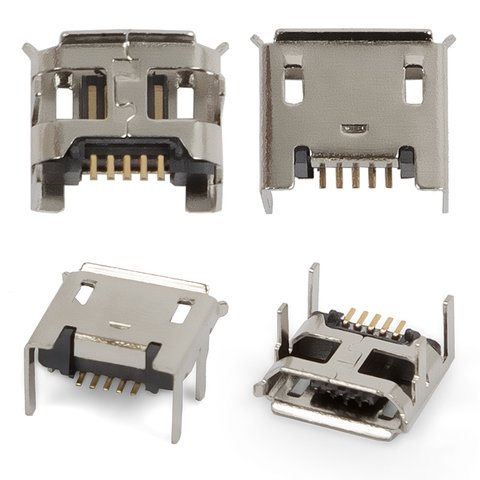 Conector de carga puede usarse con celulares, 5 pin, tipo 4, micro USB tipo B