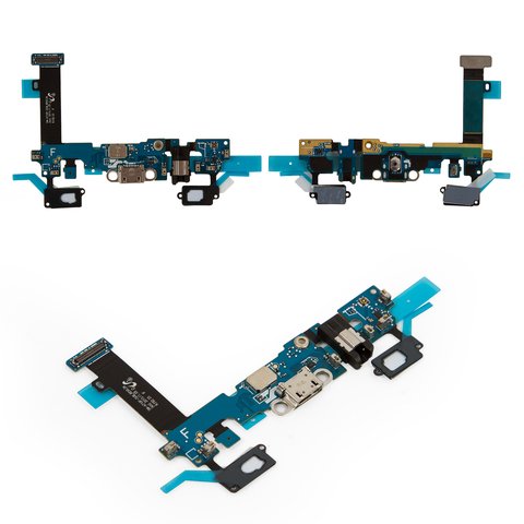 Cable flex puede usarse con Samsung A710F Galaxy A7 2016 , del micrófono, del conector de carga, del conector de auriculares, con componentes