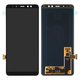 Pantalla LCD puede usarse con Samsung A730 Galaxy A8+ (2018), negro, sin marco, Original (PRC)