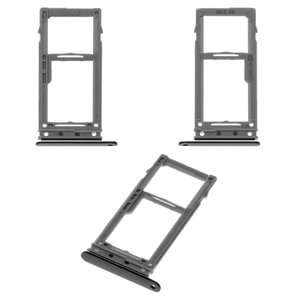 Sujetador de tarjeta SIM puede usarse con Samsung N960 Galaxy Note 9, negro, con soporte para MMC, midnight Black, single SIM