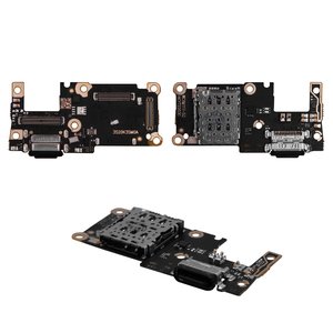 Cable flex puede usarse con Xiaomi 11T, 11T Pro, del conector de carga, con conector de SIM, High Copy, placa del cargador, 21081111RG, 2107113SG