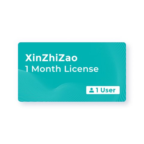 Licencia XinZhiZao por 1 mes 1 usuario 