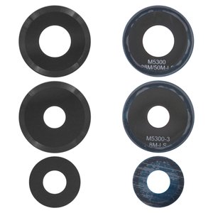 Vidrio de cámara puede usarse con Xiaomi Redmi Note 14 5G, negro, sin marco, juego de 3 uds.