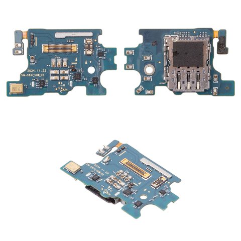 Cable flex puede usarse con Samsung S937 Galaxy S25 Edge,  tarjetas SIM del conector, con micrófono, Original PRC , european version