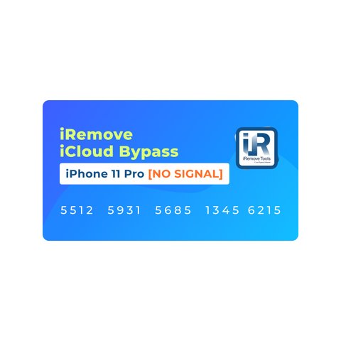 iRemove iCloud Bypass for iPhone 11 Pro [NO SIGNAL]
