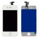 Дисплей для Apple iPhone 4G копія, білий (комплект з тачскріном)