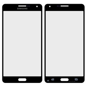 Скло корпуса для Samsung A700F Galaxy A7, A700H Galaxy A7, чорне