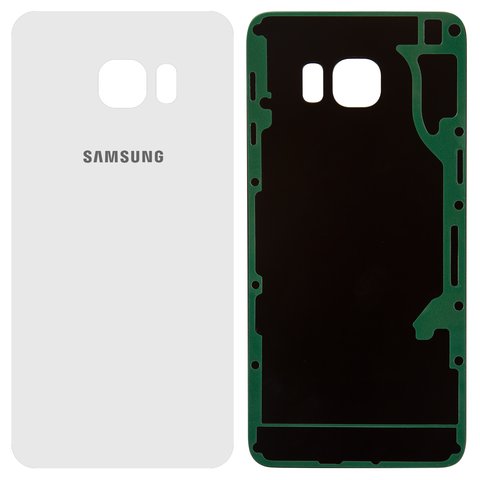 Задняя панель корпуса для Samsung G928 Galaxy S6 EDGE Plus, белая, Сopy